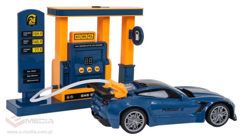 R/C Pojazd Sporty + Stacja Tankowania