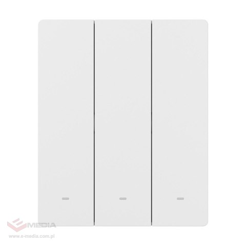 Smart dotykowy przełącznik ścienny Sonoff ZBM5-3C-80W (3-kanałowy) Zigbee