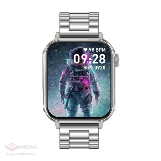 Smartwatch Colmi P80 (stalowo-srebrny)