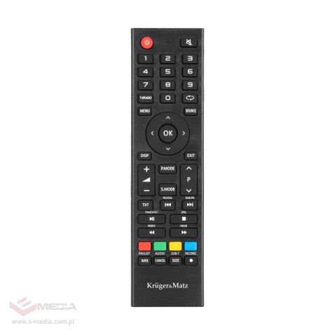 Telewizor Kruger&Matz 24" HD DVB-T2 H.265 HEVC 230/12V