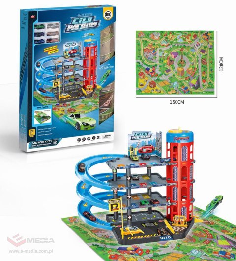 Wielopoziomowy Parking z Matą + Akcesoria