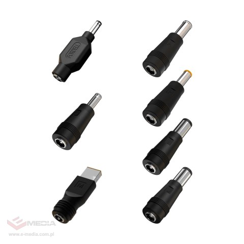 Zasilacz uniwersalny Kruger&Matz 45W z funkcją Power Delivery 7 końcówek