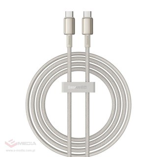Kabel USB-C do USB-C Baseus Tungsten Gold, 100W, 2m (złoty)