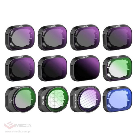 Zestaw filtrów do DJI Mini 3 / Mini 3 Pro Neewer FL25 ND8/16/32/64/128/256/ND1000/UV/CPL/BSA/LPR/S