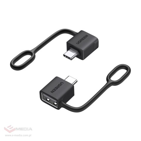 Adapter USB-C do USB-A Ugreen LS503, 2 sztuki (biały)