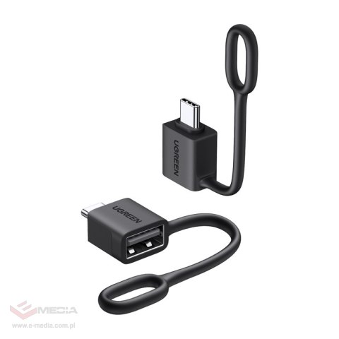 Adapter USB-C do USB-A Ugreen LS503, 2 sztuki (biały)