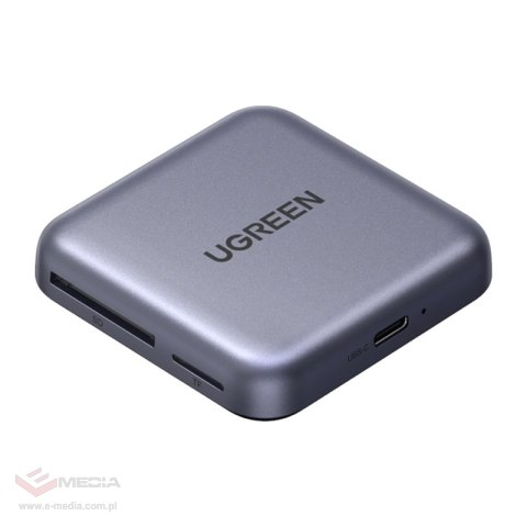 Adapter / czytnik kart 3w1 Ugreen CM898, USB-C, MagSafe, SD/TF (czarny)