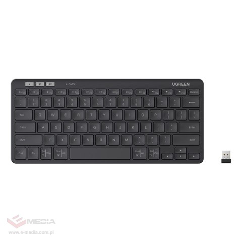 Klawiatura bezprzewodowa wielotrybowa Ugreen K551, Bluetooth 5.3 (szara)