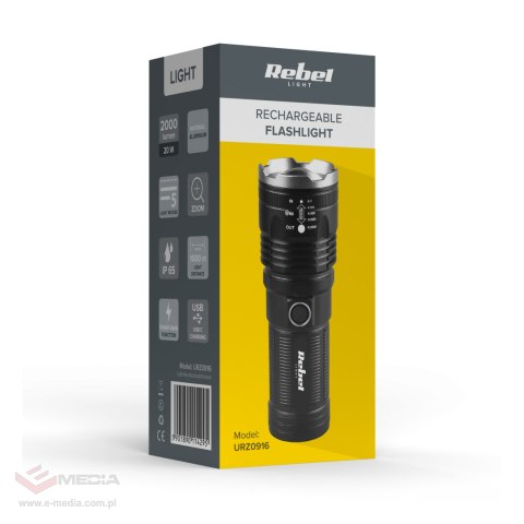 Latarka akumulatorowa dużej mocy (20W)