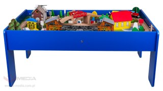 MEGA Drewniana Kolejka na Stoliku