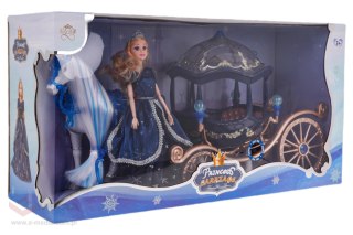 Magiczna Kareta z Lalką Niebieska
