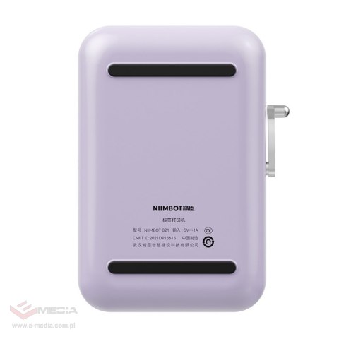Przenośna drukarka etykiet Niimbot B21 Pro (fioletowa)