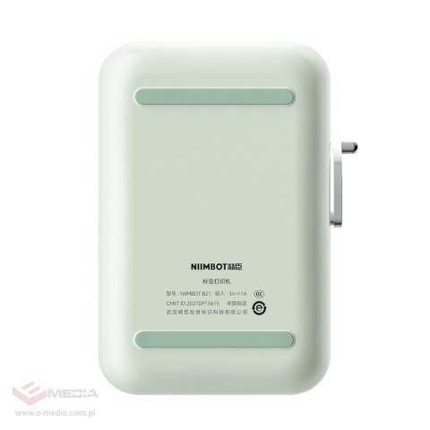 Przenośna drukarka etykiet Niimbot B21S (miętowa)