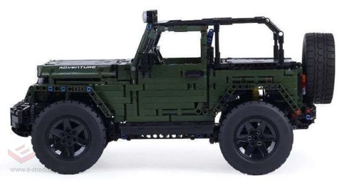 Zestaw Klocków Auto Terenowe, off-road 2078el. Zielone