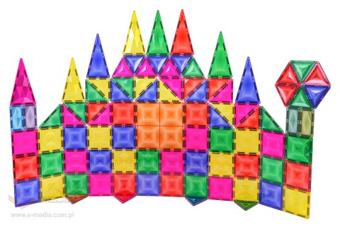 Zestaw Klocków Magnetycznych 3D 93el.