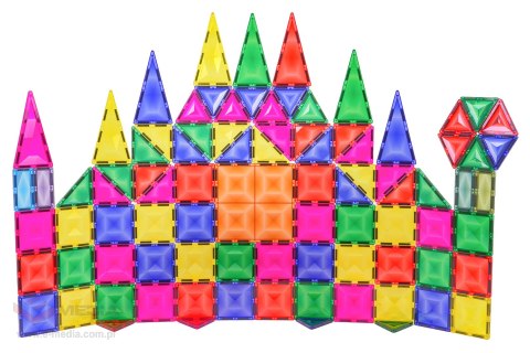 Zestaw Klocków Magnetycznych 3D 93el.