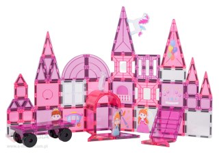 Zestaw Klocków Magnetycznych Do Malowania Różowa Księżniczka 126el.