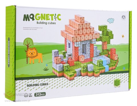 Zestaw Kostek, Klocków Magnetycznych 312el.