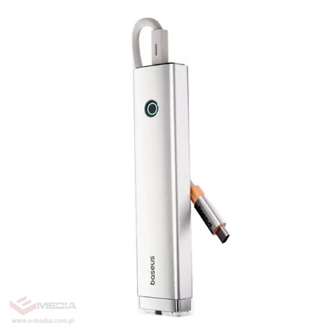 HUB 5 w 1 Baseus Ultra Joy USB-C - HDMI, USB3.0x2, PD, RJ45 (srebrny)