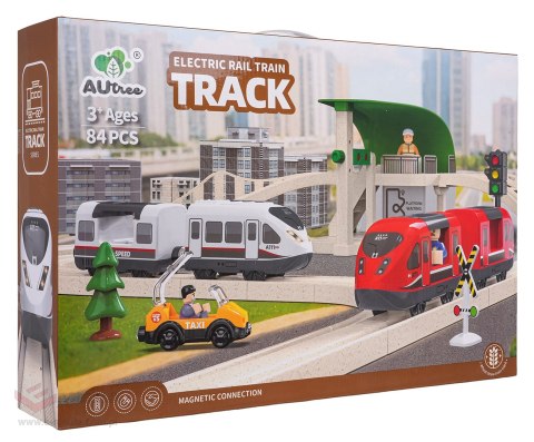 Kolejka Miasto z Funkcją Świateł i Dźwięku 80el.