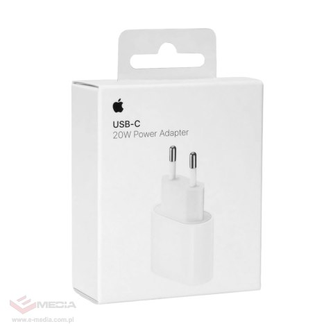 Ładowarka sieciowa Apple MUVV3ZM/A USB typu C 20W A2347