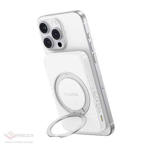 Magnetyczny Powerbank Baseus ze stojakiem PicoGo Qi2 5000mAh 20W