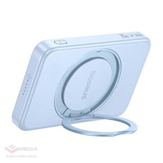 Powerbank Baseus ze stojakiem PicoGo Qi2 5000mAh 20W (niebieski)