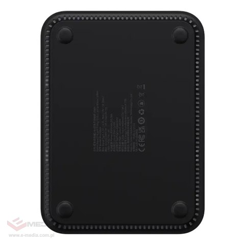 Powerbank / Rozrusznik + Kompresor 2w1 Baseus Super Energy Car Jump Starter, 8000mAh, 1000A USB (czarny)