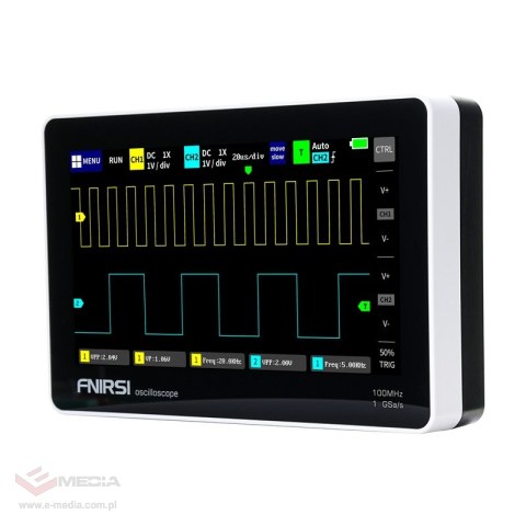 Przenośny oscyloskop z ekranem dotykowym FNIRSI 1013D 7"