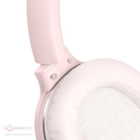 Słuchawki bezprzewodowe Baseus Encok D02 PRO (różowe)