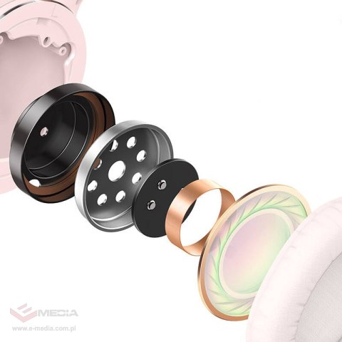 Słuchawki bezprzewodowe Baseus Encok D02 PRO (różowe)