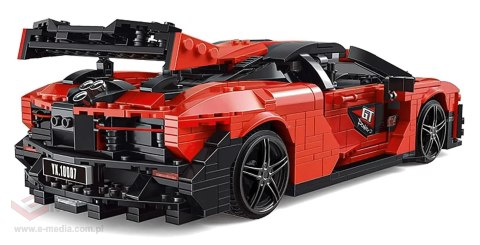 Zestaw Klocków Auto Sportowe Pomarańczowe 1372el.