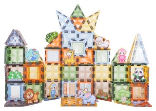 Zestaw Klocków Magnetycznych 116el.