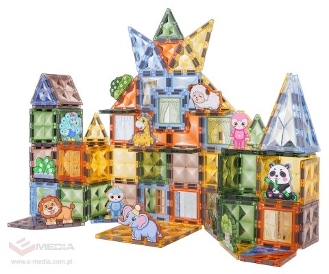 Zestaw Klocków Magnetycznych 116el.