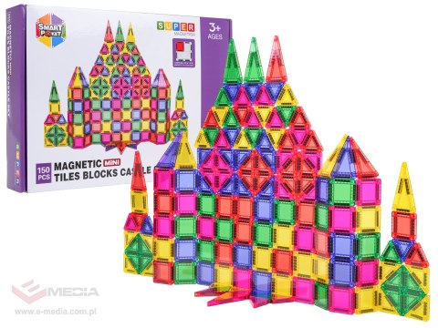 Zestaw Kolorowych Klocków Magnetycznych 150el.