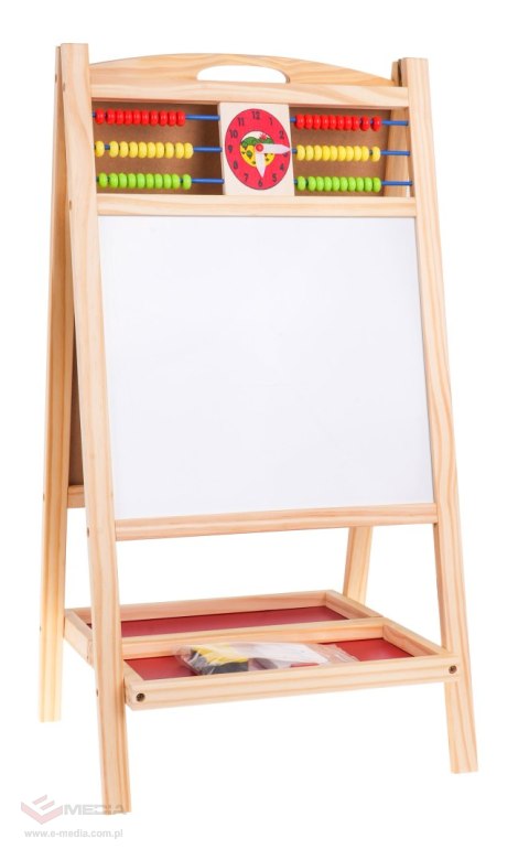 Drewniana Dwustronna Tablica Z Liczydłem