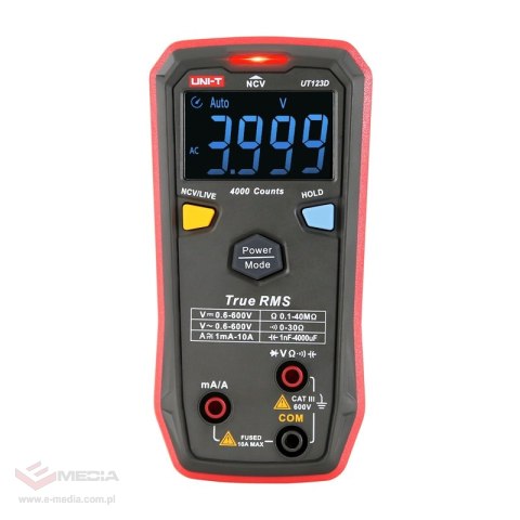 Inteligentny multimetr cyfrowy UNI-T UT123D