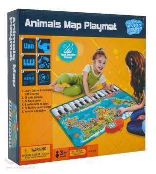 Mata Muzyczna Keyboard Świat Zwierząt