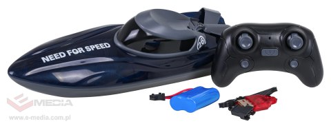 R/C Łódź z Podświetleniem Niebieska