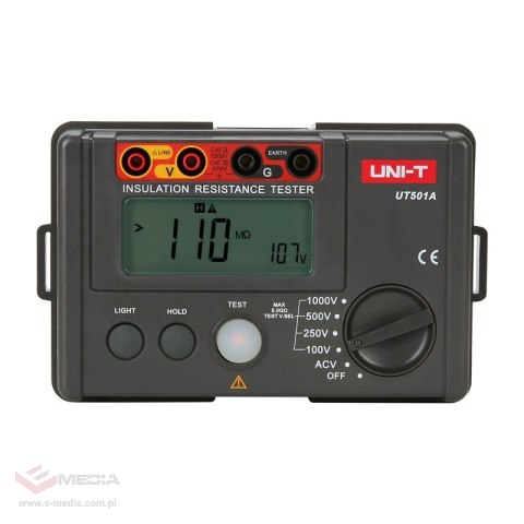 Tester rezystancji izolacji UNI-T UT501A