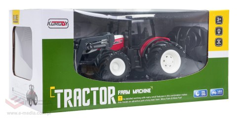 Traktor + Spych R/C 1:24 Czerwony