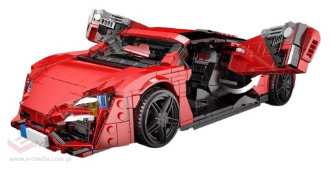 Zestaw Klocków Pojazd Sportowe Czerwone 1311el.