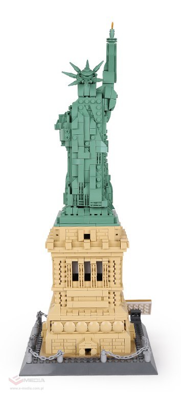 Zestaw Klocków Seria Budynki Statua Wolności 1409el.