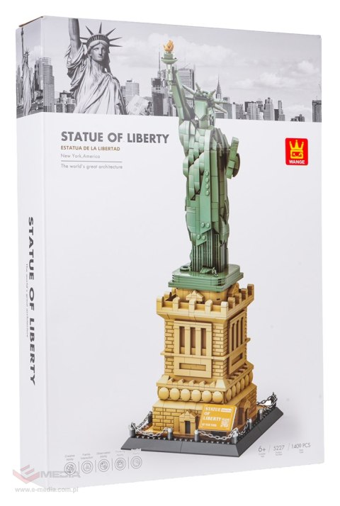 Zestaw Klocków Seria Budynki Statua Wolności 1409el.