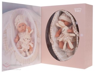 Zestaw Niemowlak Lalka + Akcesoria Beżowe