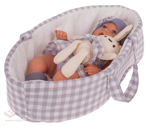 Zestaw Niemowlak Lalka + Akcesoria Fioletowe