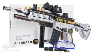 Karabin M416 Szary na Kulki Wodne + Akcesoria