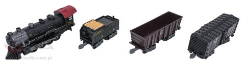 Kolejka Retro z Funkcją Świateł, Dźwięku i Dymu 172cm