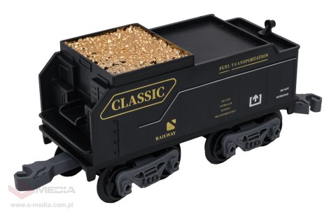 Kolejka Retro z Funkcją Świateł, Dźwięku i Dymu 172cm