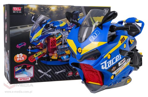 MEGA Parking z Funkcją Dymu Motocykl